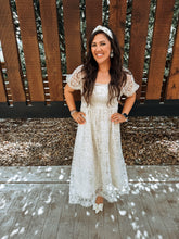 Load image into Gallery viewer, Opal Peonies Midi Dress