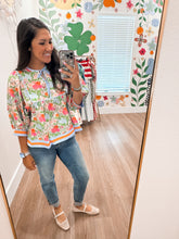 Load image into Gallery viewer, Poppy Gardens Blouse