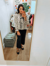 Load image into Gallery viewer, Polka Dot Bow Peplum
