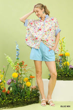 Load image into Gallery viewer, Spring Meadow Floral Button Up Blouse