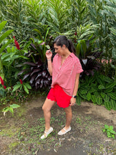 Load image into Gallery viewer, Raider Red Scalloped Shorts