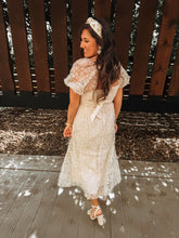 Load image into Gallery viewer, Opal Peonies Midi Dress