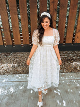 Load image into Gallery viewer, Opal Peonies Midi Dress