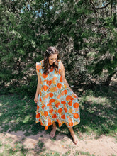 Load image into Gallery viewer, Clementine Blossoms Midi Dress
