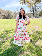 Load image into Gallery viewer, Fairytale Blossoms Midi Dress
