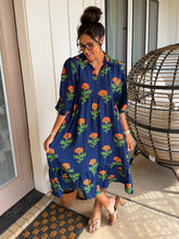 Load image into Gallery viewer, Olli Orange Petals Midi Dress
