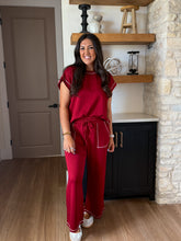 Load image into Gallery viewer, Elevated Maroon Matching Set
