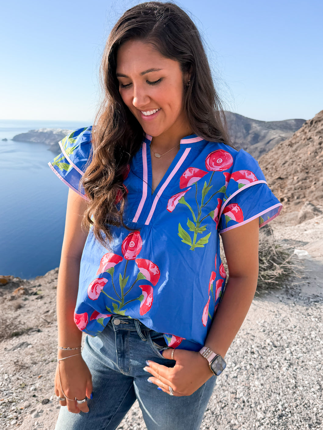 Poppy Floral Blouse