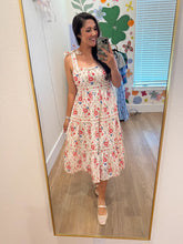 Load image into Gallery viewer, Printed in Madrid Sundress

