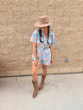 Load image into Gallery viewer, Cowgirl Floral Romper
