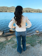 Load image into Gallery viewer, Fall Flowers Embroidered Sweater
