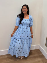 Load image into Gallery viewer, Blue Showers Floral Dress
