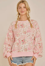 Load image into Gallery viewer, Quilted Patchwork Oversized Pullover
