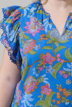 Load image into Gallery viewer, Sunlit Floral Emma Ruffle Top
