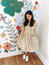 Load image into Gallery viewer, Gingham Button Up Dress
