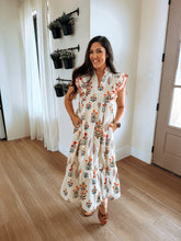 Load image into Gallery viewer, Japanese Garden Midi Dress
