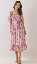 Load image into Gallery viewer, Blush and Blooms Midi Dress
