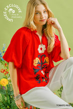 Load image into Gallery viewer, Summer Statement Embroidered Blouse
