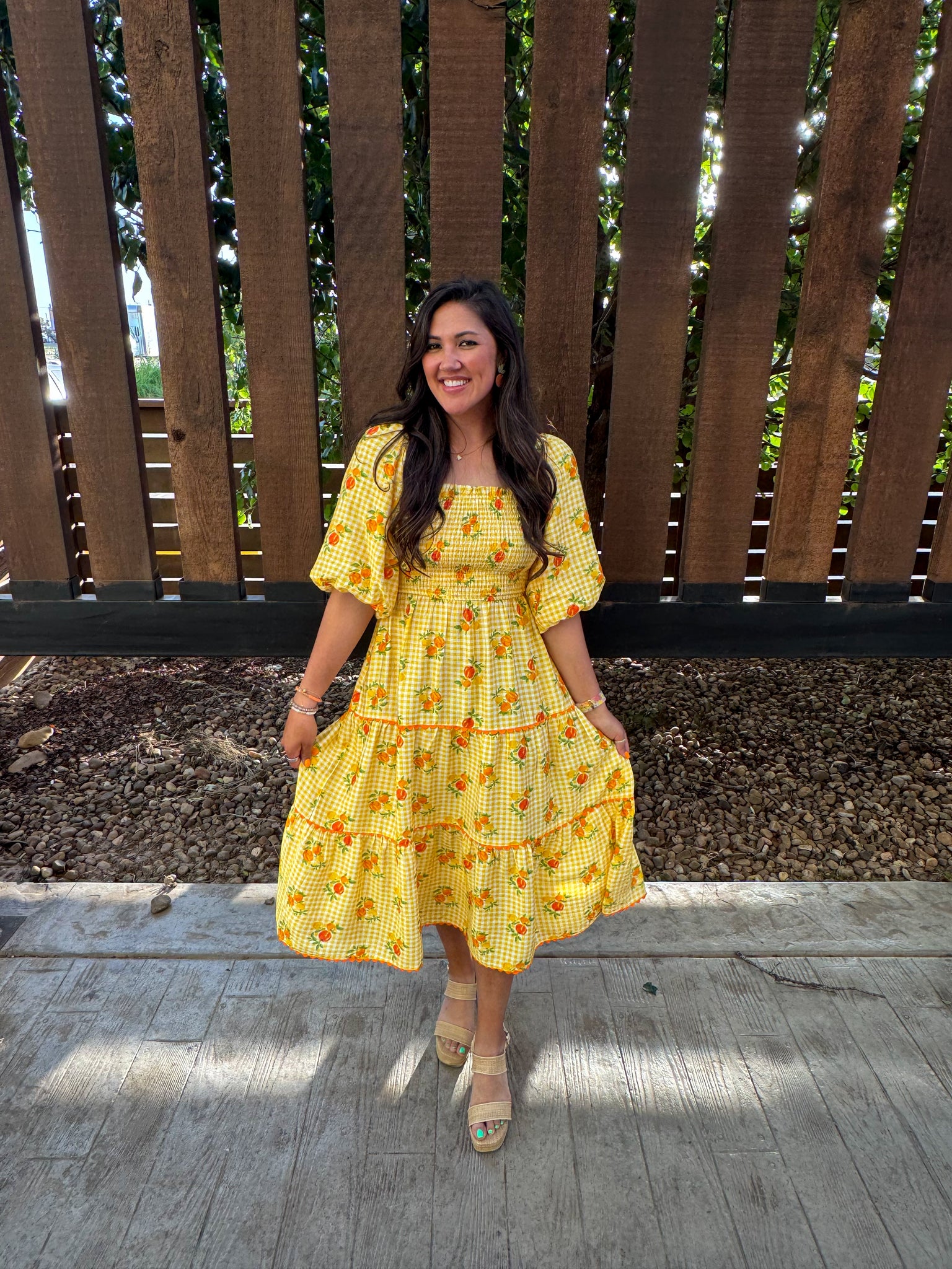 Orange Blossoms Gingham Dress – Orange Blossoms Boutique Orange Blossoms Gingham Dress – Orange Blossoms Boutique
