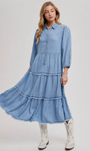 Load image into Gallery viewer, Denise Denim Shirt Dress
