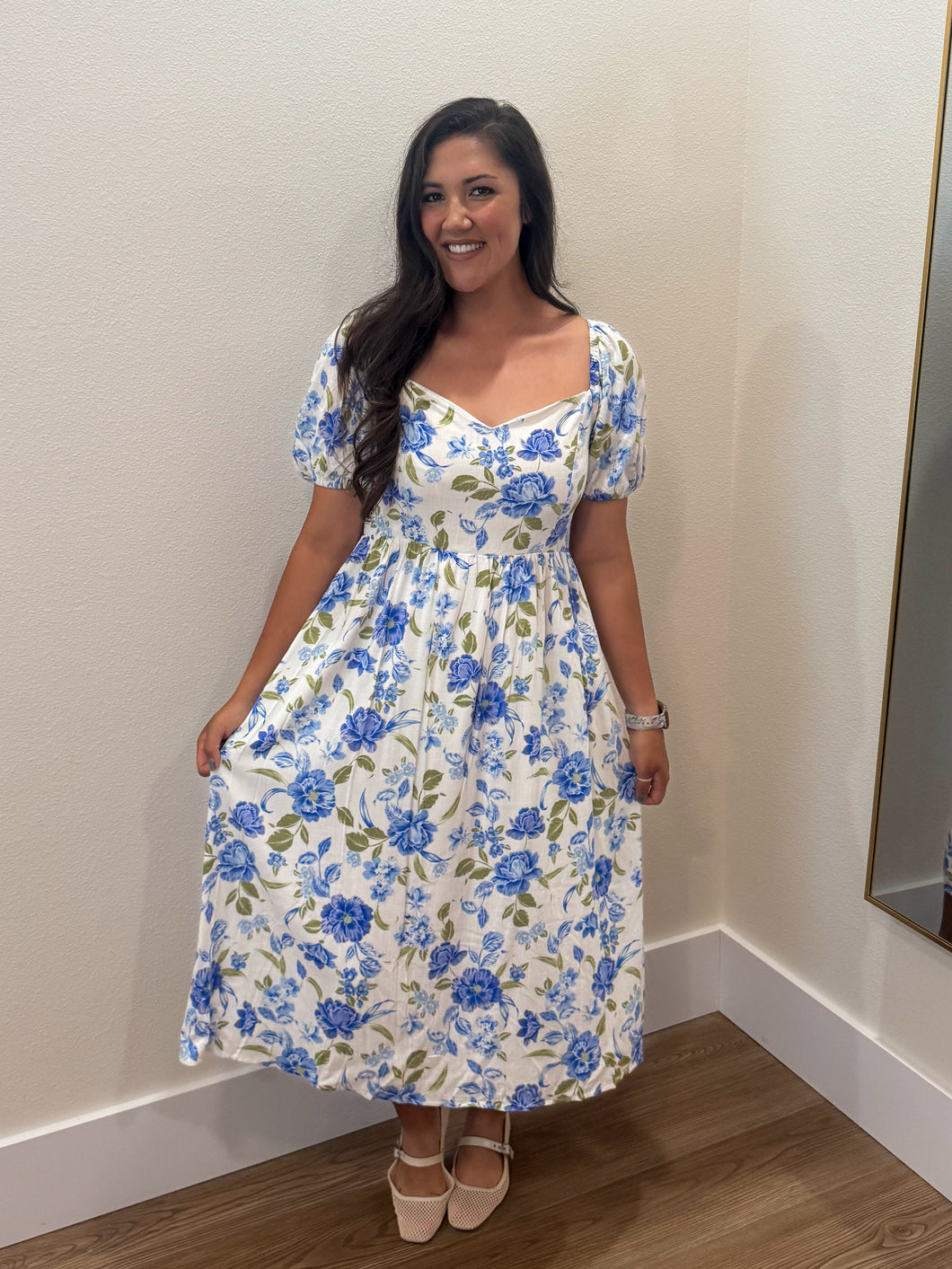 Milla Floral Sweetheart Dress