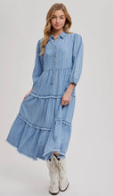 Load image into Gallery viewer, Denise Denim Shirt Dress
