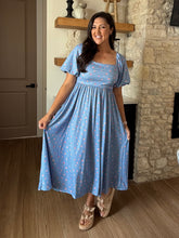 Load image into Gallery viewer, Bluebonnet Breeze Floral Knit Dress
