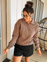 Load image into Gallery viewer, Stone French Zip Pullover
