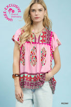Load image into Gallery viewer, Bloom and Thread Boho Blouse - 2 Colors
