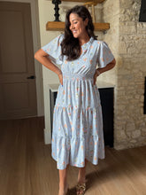 Load image into Gallery viewer, Petals and Patterns Midi Dress

