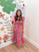 Load image into Gallery viewer, Blushed Tangerine Floral Dress
