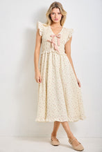 Load image into Gallery viewer, Pastel Picnic Floral Ribbon Dress
