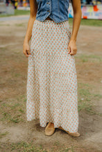 Load image into Gallery viewer, Coral Carnation Maxi Skirt
