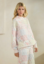 Load image into Gallery viewer, Floral Textured Mock Neck Sweater
