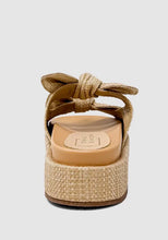 Load image into Gallery viewer, Raffia Bow Slip On Sandal
