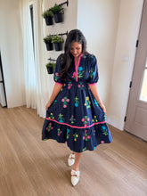 Load image into Gallery viewer, Petal Parade Midi Dress
