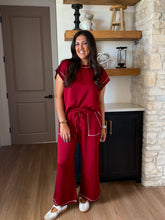 Load image into Gallery viewer, Elevated Maroon Matching Set

