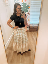 Load image into Gallery viewer, Harvest Gingham Maxi Skirt
