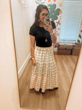 Load image into Gallery viewer, Harvest Gingham Maxi Skirt
