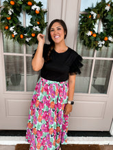 Load image into Gallery viewer, Phoebe Floral Tiered Skirt
