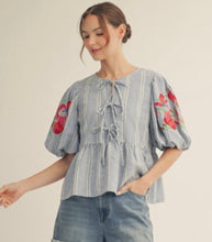 Load image into Gallery viewer, Whispering Petals Embroidered Blouse
