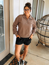 Load image into Gallery viewer, Stone French Zip Pullover
