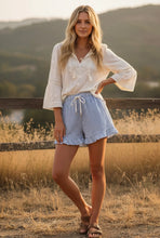 Load image into Gallery viewer, Georgie Gingham Ruffle Shorts
