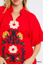 Load image into Gallery viewer, Summer Statement Embroidered Blouse
