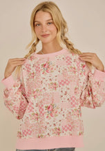 Load image into Gallery viewer, Quilted Patchwork Oversized Pullover
