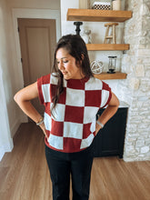 Load image into Gallery viewer, Magnolia Checkered Sweater
