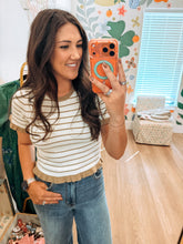Load image into Gallery viewer, Mocha Lane Striped Sweater
