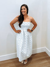 Load image into Gallery viewer, Stripes and Lace Sun Dress
