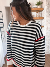 Load image into Gallery viewer, Guns Up Striped Sweater
