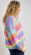 Load image into Gallery viewer, Rainbow Knit Button Up Cardigan
